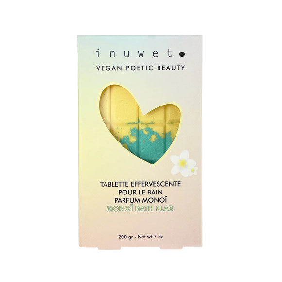 Inuwet - Tablette De Bain Effervescente - Monoï