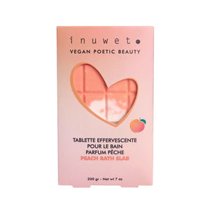 Inuwet - Tablette De Bain Effervescente - Pêche