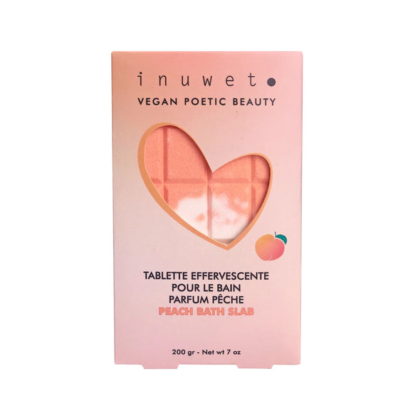 Inuwet - Tablette De Bain Effervescente - Pêche