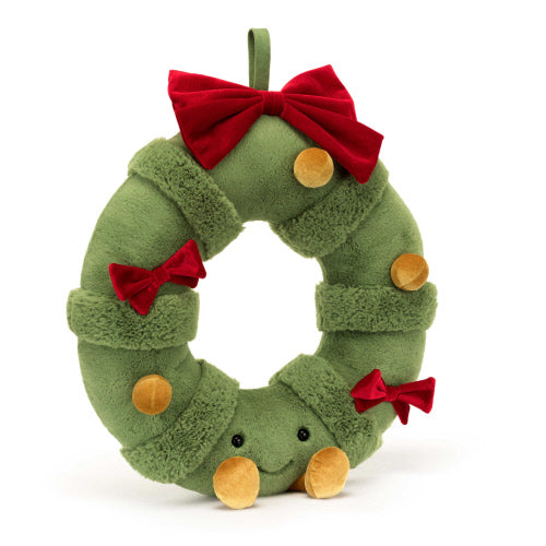 JellyCat-Amusable Couronne de Noel Decore