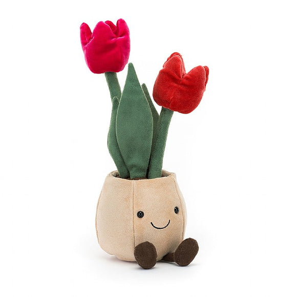 JellyCat-Amusebale Pot de Tulipe