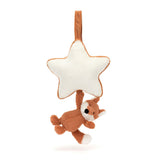 Jellycat Jouet Musical Renard Bashful Fox Cub Musical Pull