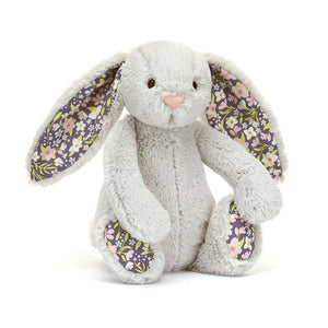 JellyCat Lapin Petite Éclosion Argenté Little Blossom Silver Bunny Bloom