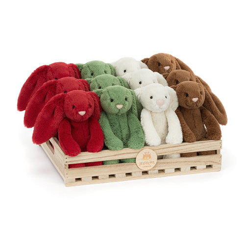 Lapin Bashful Assortiment de Noël- JellyCat