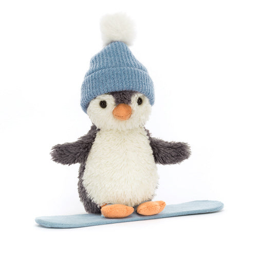 JellyCat-Peanut Pingouin Snowboard