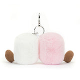 JellyCat-Porte-Cle Amusable Marshmallows Dos