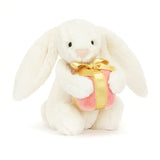 JellyCat-bashful Lapin Avec Cadeau