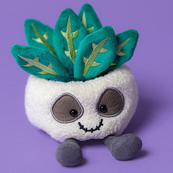 JellyCat Amuseable Skull Planter Peluche Cache Pot Crane