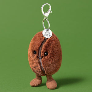 Jellycat - ACB4BC - Porte-Clés Fève De Café Amusable Amuseables Coffee Bean Bag Charm - Debout