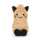 Jellycat - Arachide En Costume De Chat Amuseables Peanut Cat Outfit - A6PCT - De Face