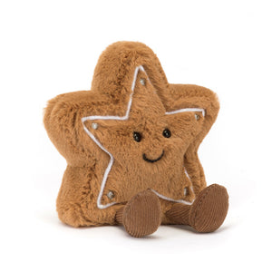 Jellycat-Asmusable Biscuit de Pain d'Epice Etoile