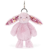Jellycat - Breloque Lapin Magnolia  Thistlepop Bunny Bag Charm - BP4MAG - De Face