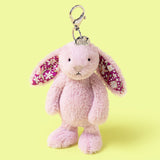 Jellycat - Breloque Lapin Magnolia Thistlepop Bunny Bag Charm - BP4MAG - Sur Fond Jaune