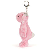 Jellycat - Breloque Lapin Rose Luxe Blushkin Blossom Bunny Bag Charm - BP4ROSE - Profil