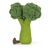 Peluche Brocoli Vert Jellycat Amuseables Broccoli Assis De Profil