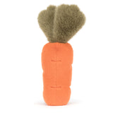 Peluche Carotte Orange Jellycat Amuseables Carrot Assise De Dos