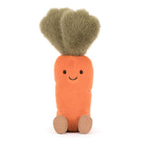 Peluche Carotte orange Jellycat Amuseables Carrot Assise De Face