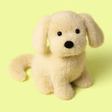 Jellycat - Chiot Maltais Doré Maltese Golden Puppy - MAL3DOG - Plongée Sur Fond Jaune