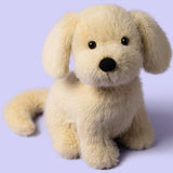 Jellycat - Chiot Maltais Doré Maltese Golden Puppy - MAL3DOG - Plogée Sur Fond Lavande