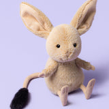Jellycat - Gerboise Des Sables Dust Rat Jerboa - JEB3RAT - Plongée Sur Fond Lavande