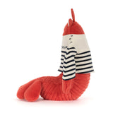 Jellycat - Homard Habits Marin Larry Lobster Sailor Outfit - LOB2LAR - De Profil
