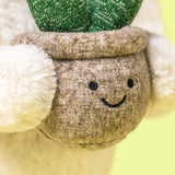 Jellycat - Lapin Crème Avec Plante Cream Bunny With Plant - BB3PLA - Cache-Pot