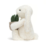 Jellycat - Lapin Crème Avec Plante Cream Bunny With Plant - BB3PLA - Profil