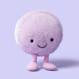 Jellycat - Maracon May Amuseables May Macaron Lilac - A6MACL - Debout Sur Fond Lavande
