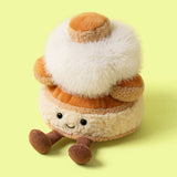 Jellycat - Pâtisserie Amuseables Mirielle Saint-Honore - A6STHON - Assise Sur Fond Jaune