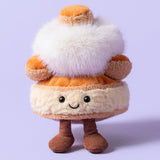 Jellycat - Pâtisserie Amuseables Mirielle Saint-Honore - A6STHON - Debout Sur Fond Lavande