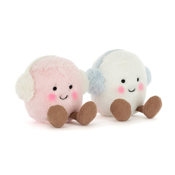 Jellycat - Peluche - Amuseables Toastie Pink and White Marshmallows