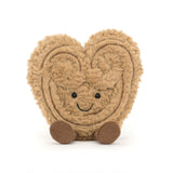Jellycat - Peluche - Biscuit - Palmier - Face