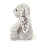 Jellycat - Peluche - Lapin Blossom - Argenté - Côté