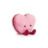 Jellycat - Peluche - Macaron - Coeur - Rose