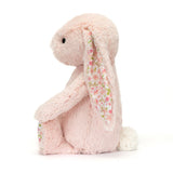 Jellycat Peluche Petit Lapin Floraison Cerise Little Blossom Blush Bunny Cherry Profil