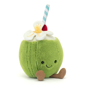 Jellycat - Peluche Amuseables Aruba Coconut Drink