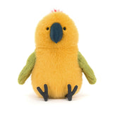 Jellycat - Peluche Perroquet Budgeby Parrott - Face