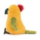 Jellycat - Peluche Perroquet Budgeby Parrott - Profil