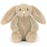 Jellycat - Petit Lapinot Avoine Oat Flufflet Bunny Little BASS6TCAR - De  Face