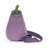 Jellycat - Sac-banane Aubergine Amuseables Aubergine Bum Bag - A4AUBBAG - De Face
