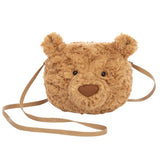 Jellycat - Sac À Bandoulière Bartholomew Bear Shoulder Bag - BAR4BGBR - De Face
