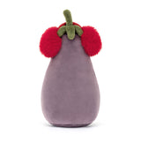 Jellycat-Toastie Aubergine Cache-Oreille Rouge Dos