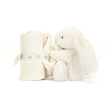 Jellycat Toutou Doudou Lapin Crème Bashful Cream Bunny Soother Profil