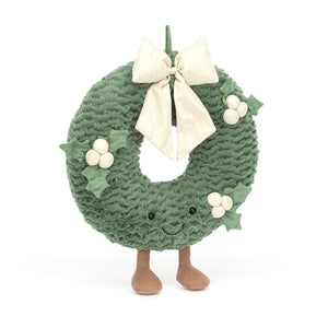 Jellycat Grande Couronne Verte Et Blanche