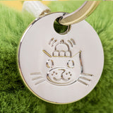 Jellycat - Breloque Trèfle Amuseables Siofra Shamrock Bag Charm - A4SHMBC - Médaille Sur Fond Jaune