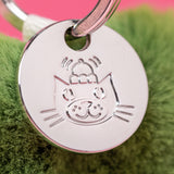 Jellycat - Breloque Trèfle Amuseables Siofra Shamrock Bag Charm - A4SHMBC - Médaille Sur Fond Rose