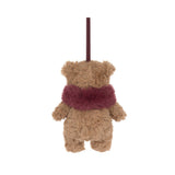 Jellycat - Decoration Chaleureuse D'Hiver Ours Bartholomew Bear Winter Warmer Decoration - BARS6DE - Dos