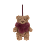 Jellycat - Decoration Chaleureuse D'Hiver Ours Bartholomew Bear Winter Warmer Decoration - BARS6DE - Face