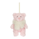 Jellycat - Decoration Chaleureuse D'Hiver Ours Leola Bear Winter Warmer Decoration - BARL6D - Face