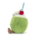 Jellycat - Peluche Amuseables Aruba Coconut Drink - Profil